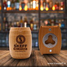 Load image into Gallery viewer, The Skeff Whiskey Barrel Bottle Opener (Fridge Magnet)
